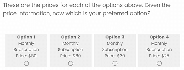 GMB survey monthly pricing